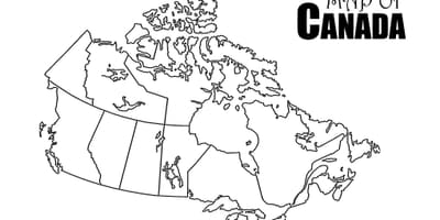 Kanada mapa listu